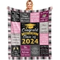 thumbnail image 1 of Graduation Gifts, 2024 Graduation Gifts for Her, College/High School Graduation Gifts for Women/Girls, Graduation Gift, Masters Degree/Phd Graduation Gifts, Graduate Gifts Blanket 50"X60", 1 of 5