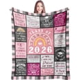 thumbnail image 1 of Graduation Gifts 2026 Blanket, Class of 2026 High School College Masters Degree Graduation Gifts for Her Women, Graduation Gift Ideas, 1 of 7