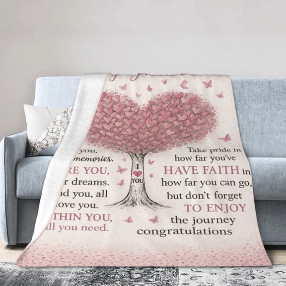 Graduation Gifts, 2025 Graduation Gifts for Women, Graduation Gifts for Her Blanket, College High School Graduation Gifts, Masters Degree PHD Graduation Gifts, Graduation Decorations Throw 50x40