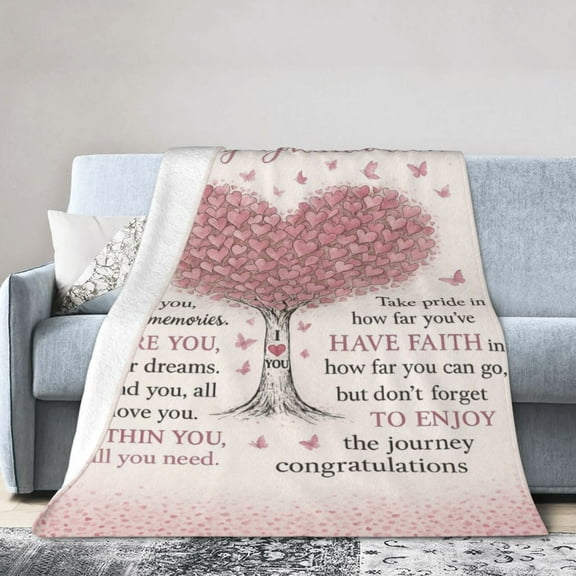 Graduation Gifts, 2025 Graduation Gifts for Women, Graduation Gifts for Her Blanket, College High School Graduation Gifts, Masters Degree PHD Graduation Gifts, Graduation Decorations Throw 50x40