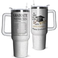 thumbnail image 1 of Graduation Gifts for Her 40oz Graduation Tumbler with Handle and Straw The Tassel Was Worth Hassle Coffee Mug 2024 Graduation Gifts for Women Girls Sister Teacher Daughter Son High School College, 1 of 6