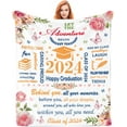 thumbnail image 1 of Graduation Gifts Blanket 60x50in, Graduation Gifts for Her 2024, 2024 Graduation Gifts for Women, Phd/Masters Degree Graduation Gifts, College/High School Graduation Gifts for Her, 1 of 5