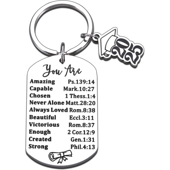 Graduation Gifts for Him Her Class of 2025 Senior High School First Communion Gifts for Boys Girls Teens College Medical Engineer High School Students Gifts Nurse Master Phd Christian Graduation