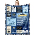thumbnail image 1 of Graduation Gifts for Her Him Class of 2025 Throw Blanket for Women Men 025 Graduation Decorations High School Seniors Gifts for Him Her 2025 Graduation Blankets College Graduates Blankets 50" X 60", 1 of 5