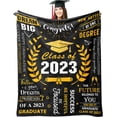 thumbnail image 1 of Graduation Gifts, Graduation Gifts for Her, Graduation Gifts for Him, Cool Graduation Gifts, 2023 Graduation College Gifts, Graduation Decorations, Throw Blanket 50" x 60", 1 of 6