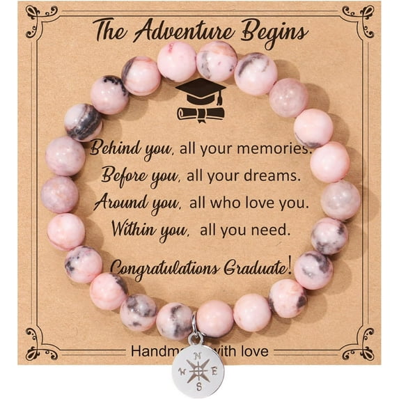 Graduation Gifts for Girls Teen Girls Her Women, Class of 2025 Graduation Bracelet for Girl Daughter Granddaughter Niece Sister Preschool Kindergarten 5th 8th Grade High School College Graduation