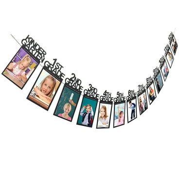 Graduation Gifts Graduation Decorations 2025 School Years Photo Banner Kindergarten To 12Th Grade Picture Display Graduation Party Decoration Keepsake Graduation Party Supplies