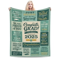 Graduation Gifts, Graduation Gifts for Her, Graduation Gifts for Him, College Graduation Gifts for Women Men, Class of 2025 Graduation Gift Blanket , High School Masters Grad 50x40