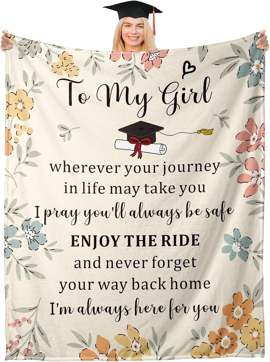 Graduation Gifts for Her 2025 Graduation Blanket Class of 2025 Middle