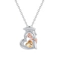 thumbnail image 1 of Graduation Gifts for Her, Sterling Silver Class of 2026 Graduation Cap Necklace, 12 Months Birthstone Jewelry for Women, Best Friend, Daughter, Graduate, 1 of 7