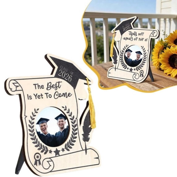 Graduation Gifts Ideas For Desktop Display,Class Of 2026 Graduation Frame,Graduation Wooden Frame,DIY Crafts Photo Frame Display,Graduation Photo Frame,2026 Graduate Picture Frame With Tassel Holder