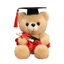 Graduation Gifts Teddy Bear Class of 2025 - Stuffed Animal Graduation Doll with Diploma and Sash for Graduation Gift for Girls Boys - 7 Inch Soft Congrats Grad Bear Toy with Cap