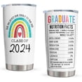 thumbnail image 1 of Graduation Gifts Tumbler, Graduation Gifts for Women 2024, Class of 2024 Gifts Coffee Mug, Graduation Gifts for Her, High School/College Graduation Gifts, Masters Degree Graduation Gifts, 1 of 6