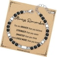 thumbnail image 1 of Graduation Gifts for Her Teen Girls - Tiny Gemstone Bracelets Teenage Teen Girl Gifts Trendy Stuff with Always Remember Inspirational Card, 1 of 7