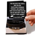 thumbnail image 1 of Graduation Gifts for Him Class of 2025 Necklace You Are Now Stronger Tougher and Smarter Graduate Love You Forever Bracelet, 1 of 8