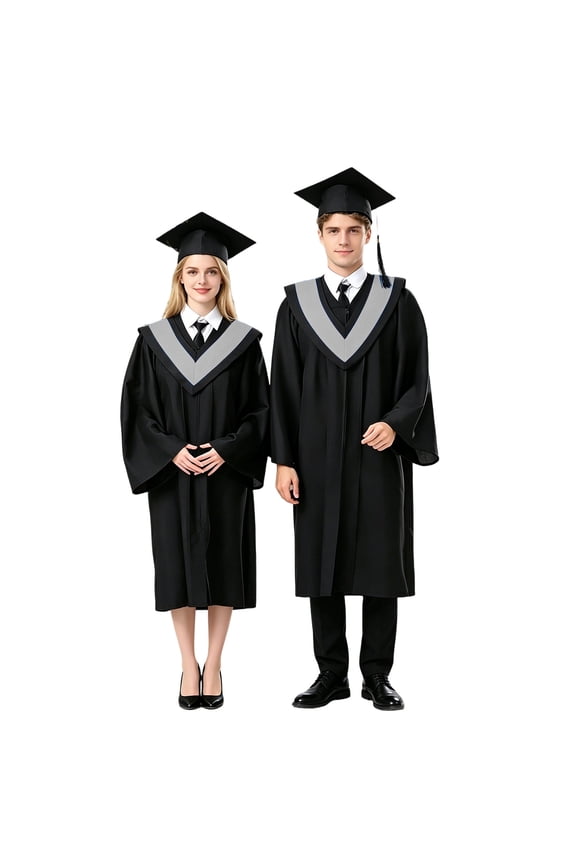 Graduation Gown, Matte Choir Robe for Adults, Baptismal and Judge Robe for Ceremony Use