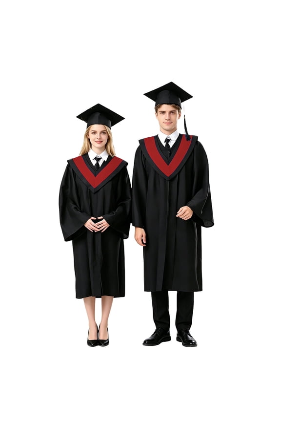 Graduation Gown, Matte Choir Robe for Adults, Baptismal and Judge Robe for Ceremony Use