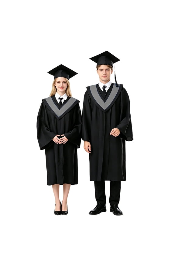 Graduation Gown, Matte Choir Robe for Adults, Baptismal and Judge Robe for Ceremony Use