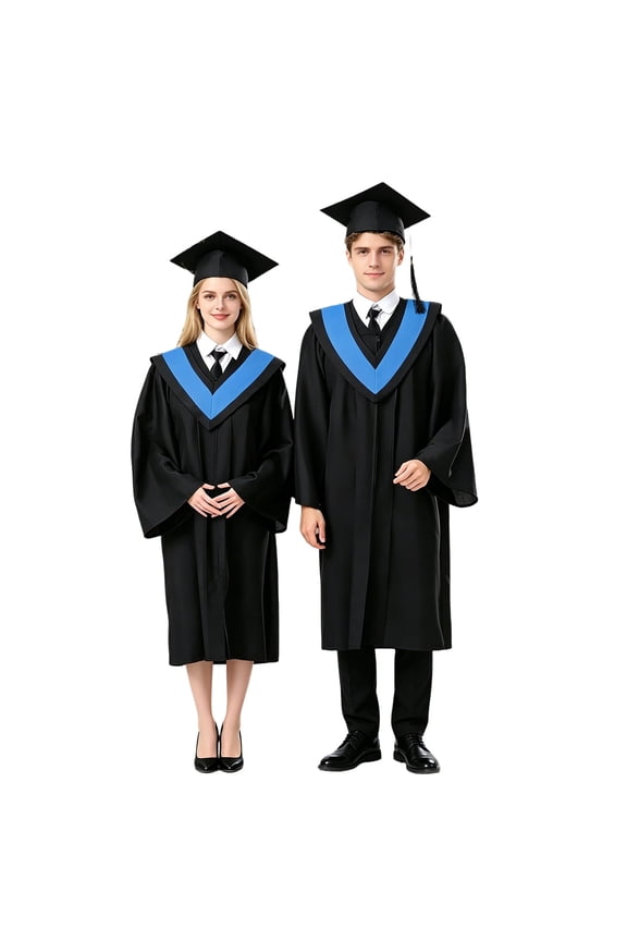 Graduation Gown, Matte Choir Robe for Adults, Baptismal and Judge Robe for Ceremony Use