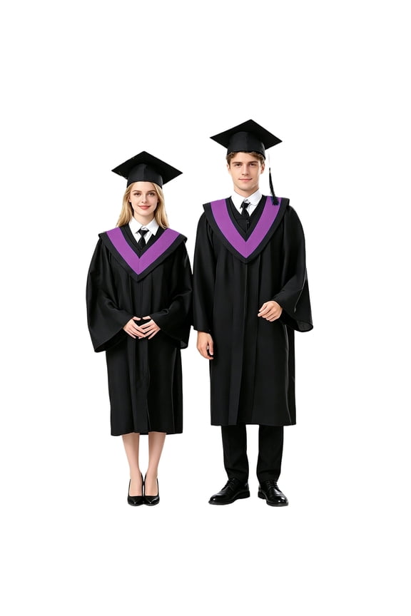 Graduation Gown, Matte Choir Robe for Adults, Baptismal and Judge Robe for Ceremony Use