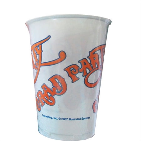 Graduation 'Grad Party' 16oz Plastic Cups (8ct)