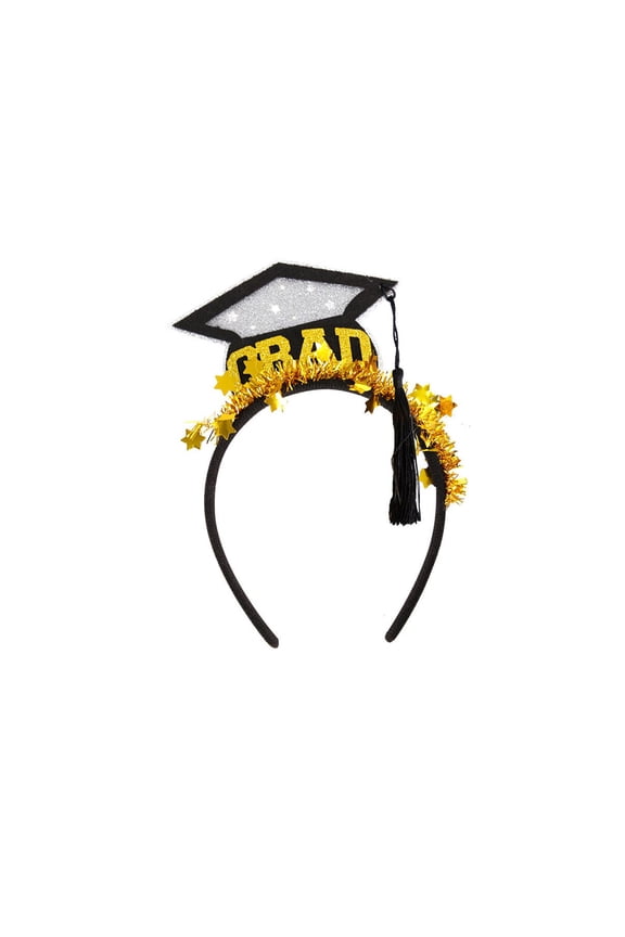 Graduation Hair Hoop Hanging Ear Hat Headwear, Graduation Decoration Headband Graduation Hair Hoop Hanging Ear Hat Headwear, Graduation Decoration Headband Premium G