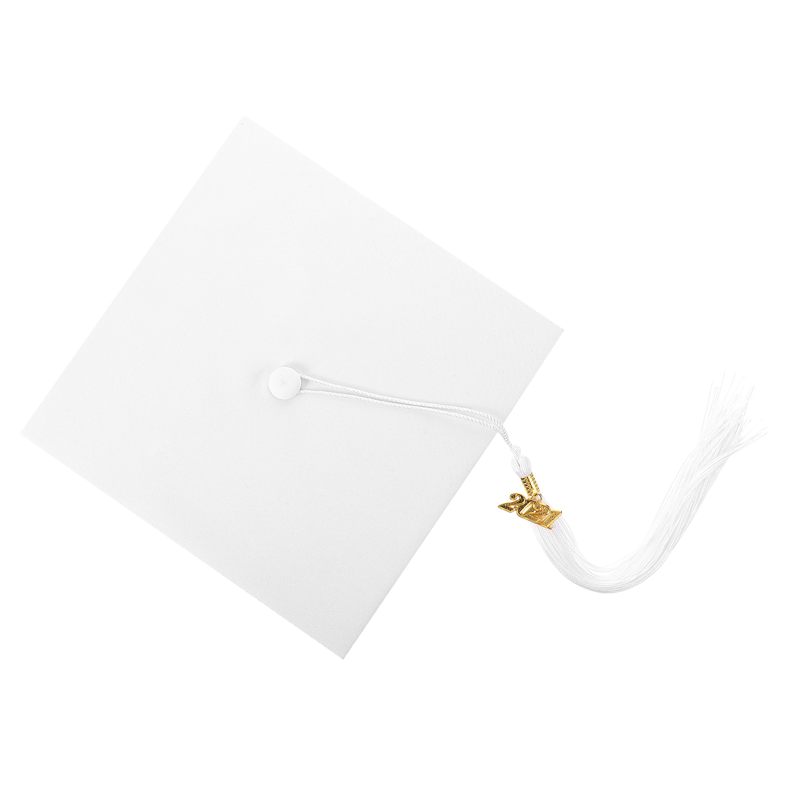 Graduation Hat Charms Caps Tiara Hats Party Child White Woven