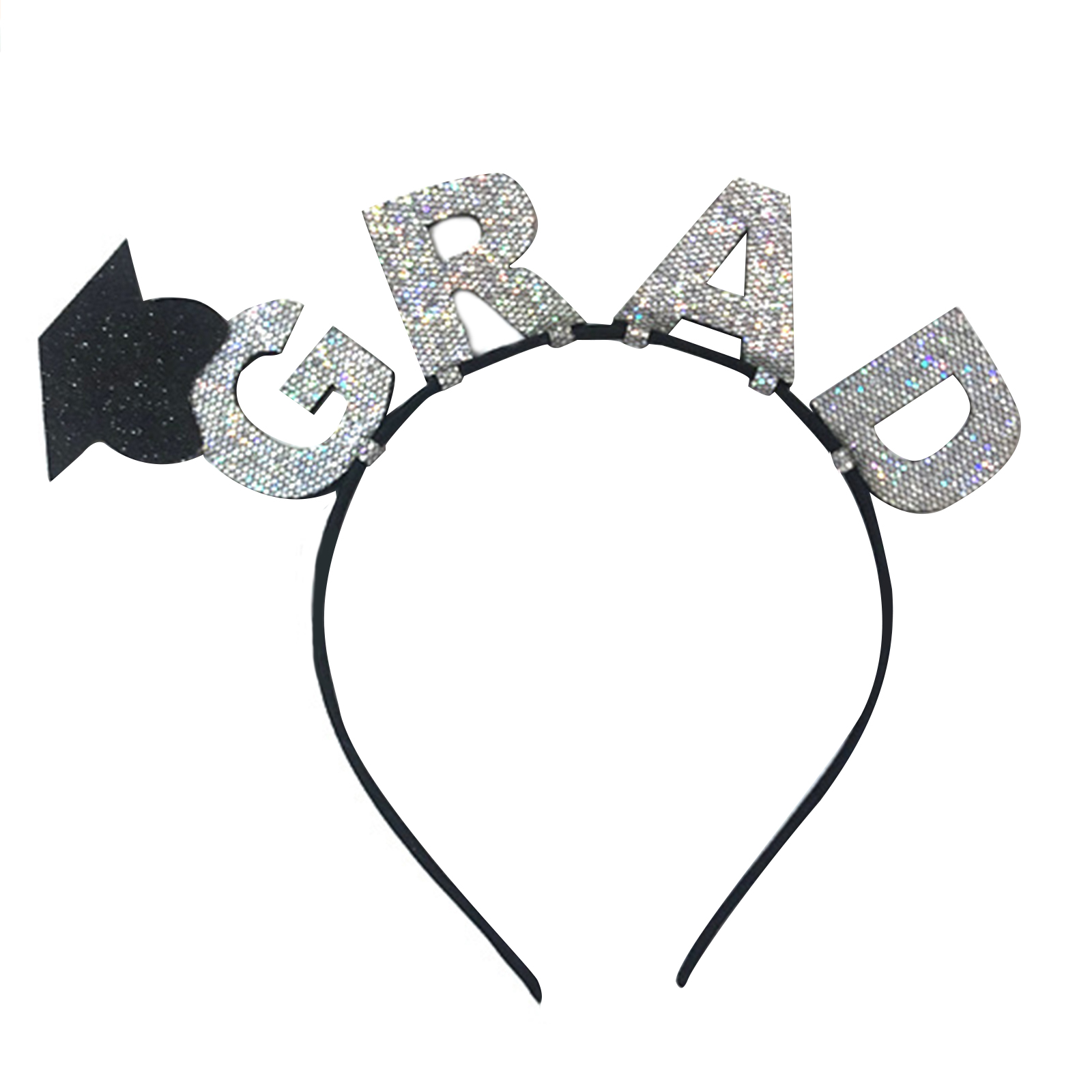 Graduation Grad Hat Graduation Hat GRAD Glitters Headband GRAD Ceremony Graduation Cap ...