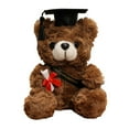 thumbnail image 1 of Graduation Hat Plush Doll 7.1 Inch Ceremony Souvenir Soft Toy Gift Caps Decorative Collectible Keepsake Graduation Celebration Home Decor（Black/A）, 1 of 6
