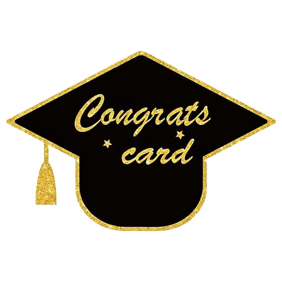 Graduation Hat Shaped Cards, Advice Blessing Message Cards for Graduation Decor, Invitation Cards for Graduation Party, DIY Photo Props, Table Decorations