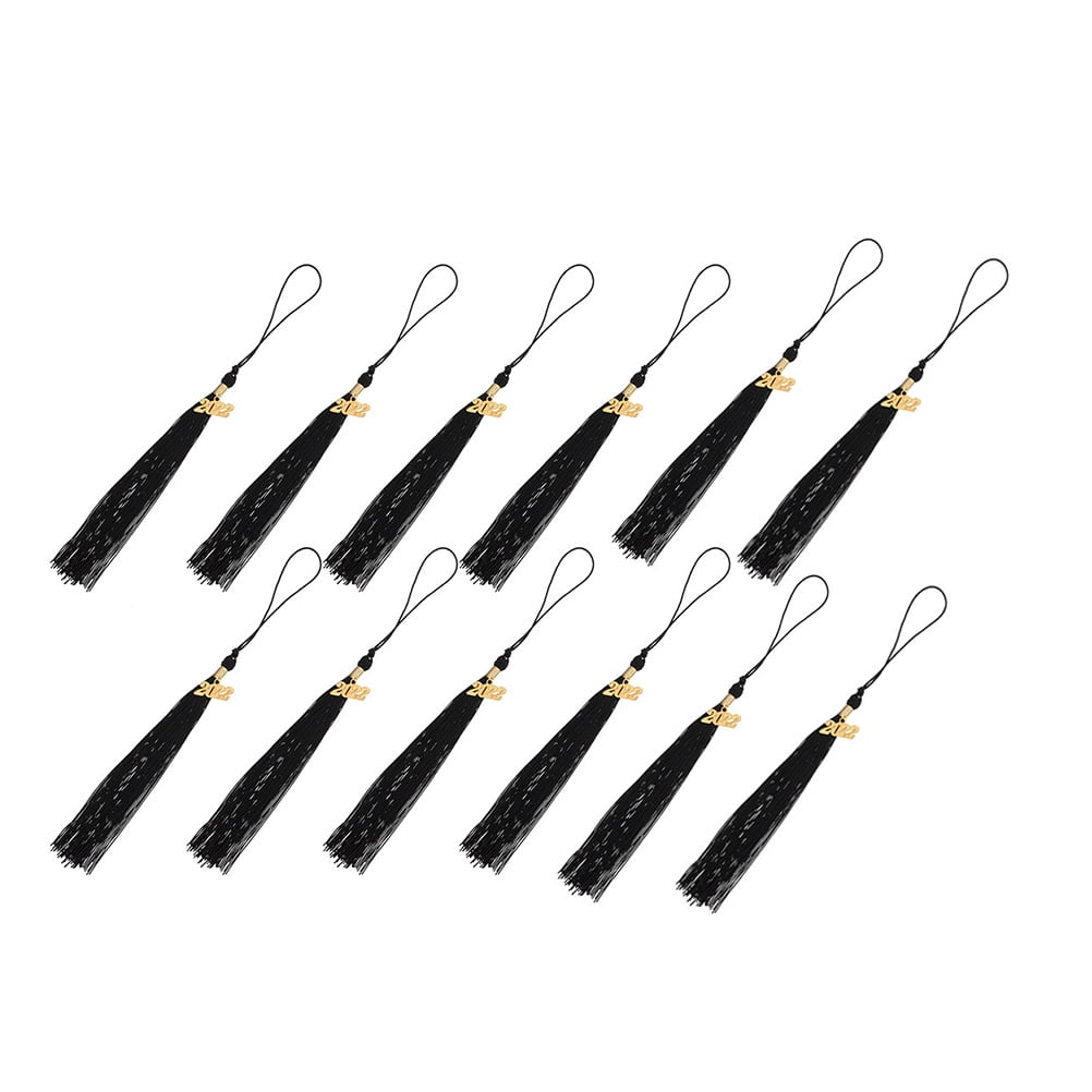 Graduation Tassel With 2022 Year Charm – 14 Colors Available, For Cap Decoration