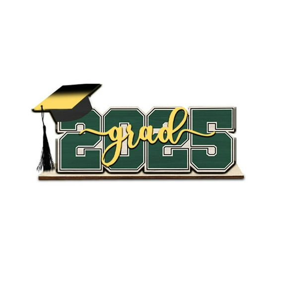 Graduation & Homecoming 2025 Wooden Tabletop Decor | Graduation Season Decorations | Class of 2025 Centerpiece | Rustic Graduation Party Decor | Graduation Celebration Gift