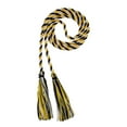 thumbnail image 1 of Graduation Honor Cord - BLACK / GOLD / WHITE - Every School Color Available - Made in USA - By Tassel Depot, 1 of 4