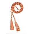 thumbnail image 1 of Graduation Honor Cord - ORANGE / WHITE - Every School Color Available - Made in USA - By Tassel Depot, 1 of 4