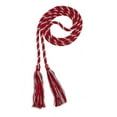 thumbnail image 1 of Graduation Honor Cord - RED / GRAY - Every School Color Available - Made in USA - By Tassel Depot, 1 of 4