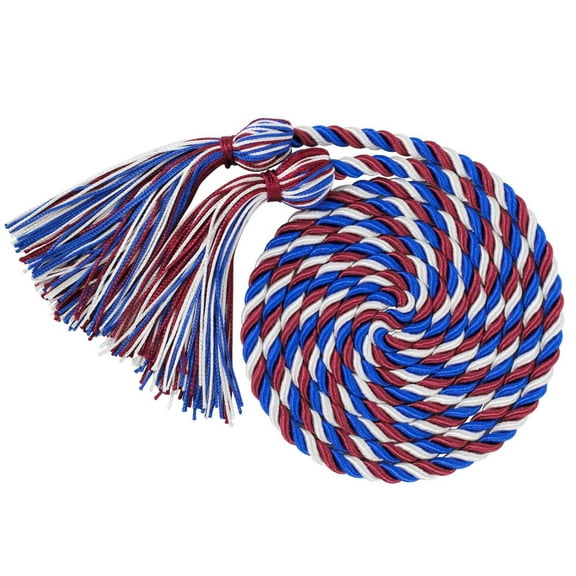 Graduation Honor Cord, Single Nylon Stole with Tassel for Academic Achievements, Class of 2025, Club Members, Graduation Ceremony Accessories for Students, Graduation Single Honor Cord M