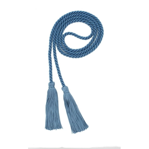 Graduation Honor Cord - WEDGEWOOD - Every School Color Available - Made in USA - By Tassel Depot