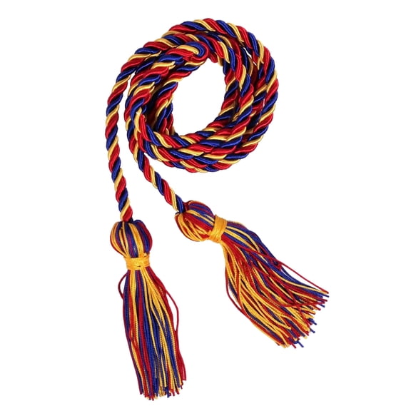 Graduation Honor Cords (Red/Royal Blue/Gold)