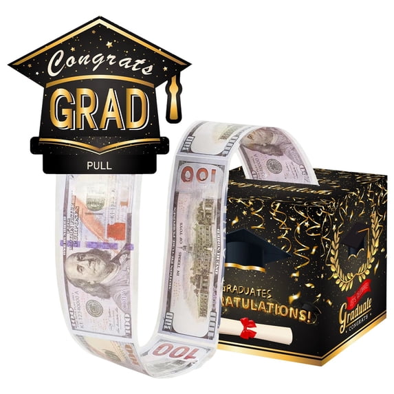 Graduation Keepsake Box, Money Holder for Graduation, Grad Party Decor Box, Graduation Surprise Box, Class Of 2026 Gift Box, Cash Pull Gift Box, Grad Commemorative Keepsake