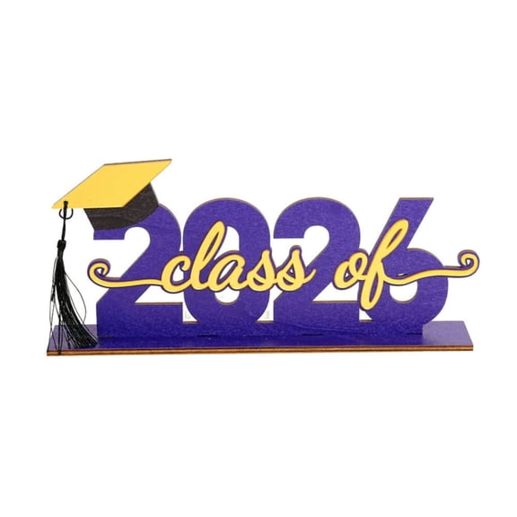 Graduation Keepsake Stand 2026, Wooden Table Decor with Engraved Design, Multi-Purpose Photo Display & Bookend, Home Office Desk Decor, Senior Year 2026 Decor, Graduation Gifts