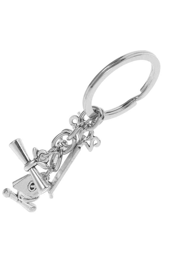 Graduation Keychain Zinc Alloy Keepsake 1Pcs 2.8X1.2X0.08In