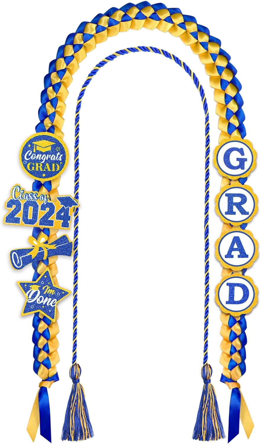Graduation Leis 2024 and Graduation Cords, Graduation Money Leis with 8