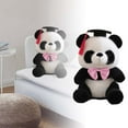Graduation Memorial Toy Doctor Bow Panda Doll Bow Panda Toy Graduation