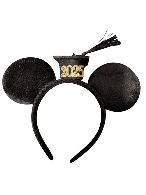 Graduation Mickey Minnie Ears Headband / Minnie Inspired Princess Ears / Minnie Headband