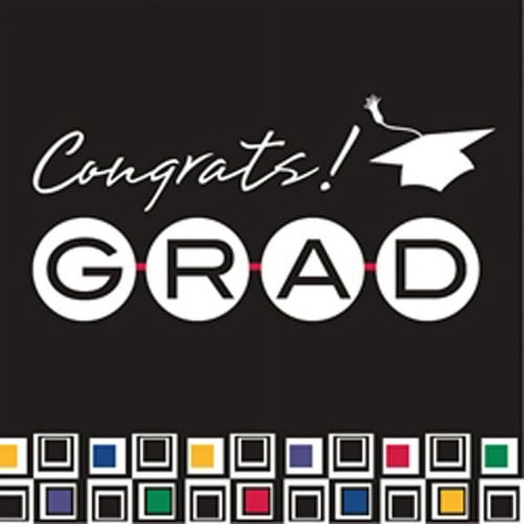 Graduation 'Mod Grad' Lunch Napkins (16ct)