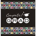 thumbnail image 1 of Graduation 'Mod Grad' Plastic Table Cover (1ct), 1 of 1