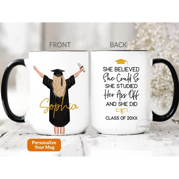 Graduation Mug College Graduation Gift For Her Personalized High School Grad Gift Senior C
