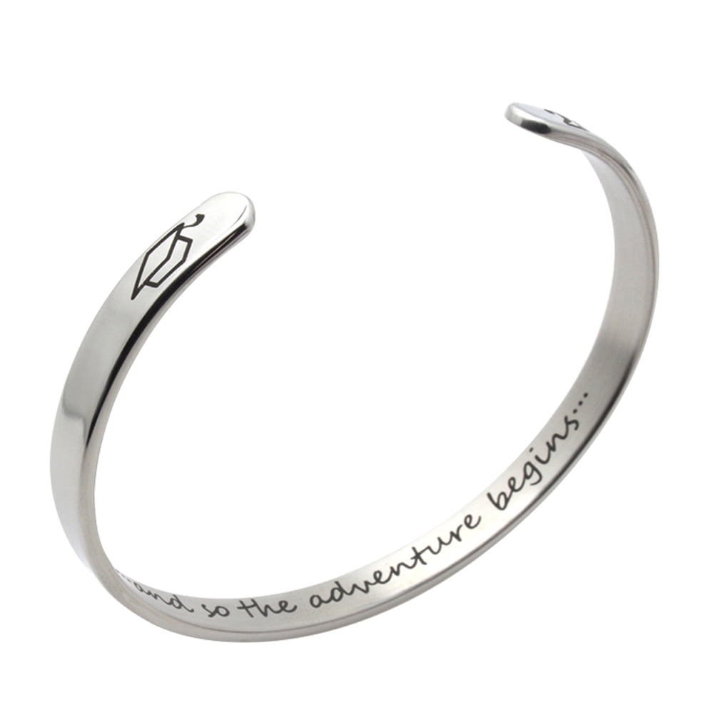 Graduation OpenEnded Bracelet Delicate Gift Friendship Jewelry