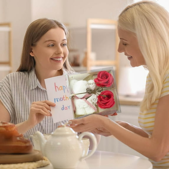 Graduation Ornaments Class Of 2026 Decorations Mother'S Day Gift Festival Gift Towel Bear Gift Box Gift Soap Flower Transparent Gift