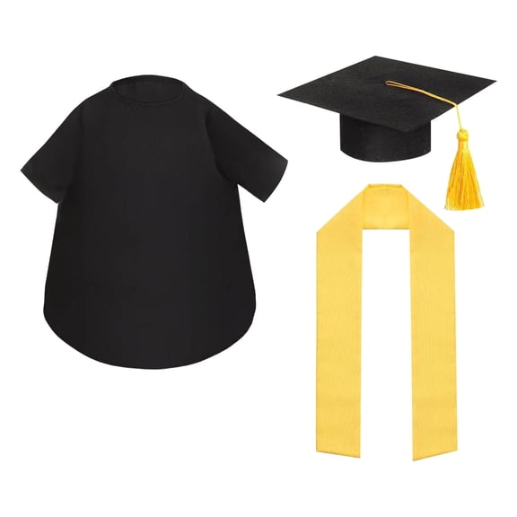 Graduation Outfit for 23 Inch Cement Goose Statue Porch Yard Costume
